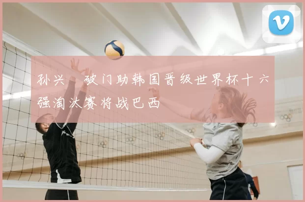 孙兴慜破门助韩国晋级世界杯十六强淘汰赛将战巴西